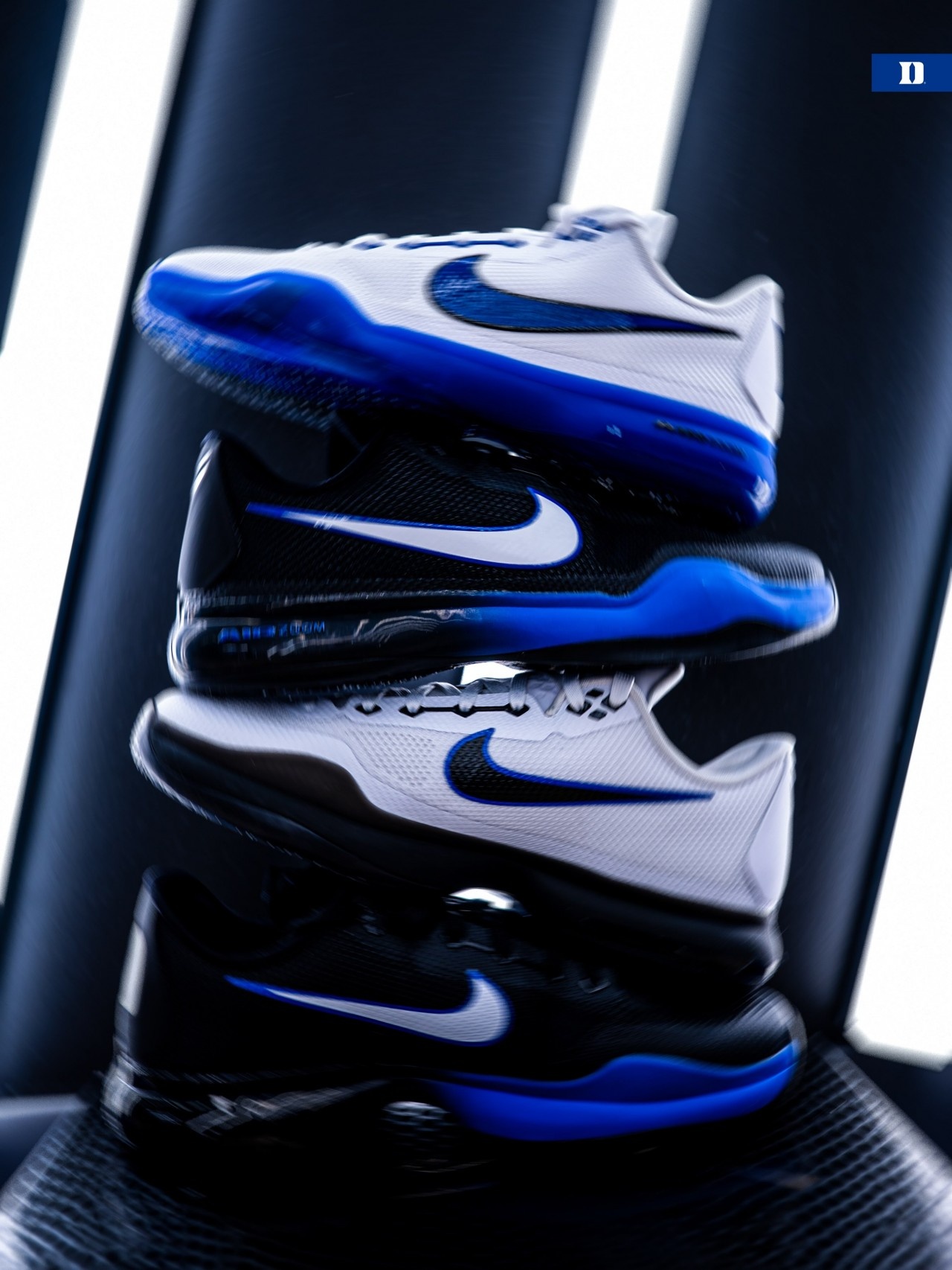 杜克大学女篮晒专属Kobe 10 Protro PE!两款蓝白黑配色亮相 杜克大学女篮晒专属Kobe 10 Protro PE!两款蓝白黑配色亮相