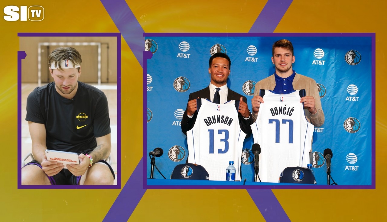 东契奇：刚进NBA布伦森喜欢中投 我们都还在了解自己是怎样的球员